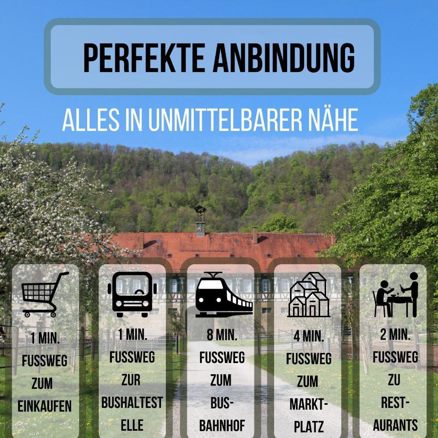 Moderne, Helle 1 Zimmer-Wohnung In Citylage Bad Urach Exteriér fotografie